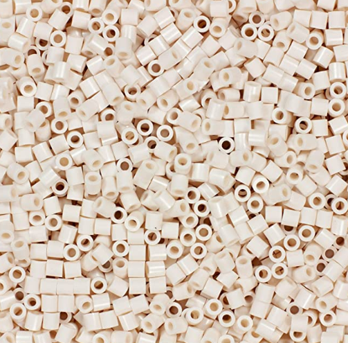 Perler 80-15208 Bulk Fuse Beads for Craft Activities 1000pcs, Toasted Marshmallow