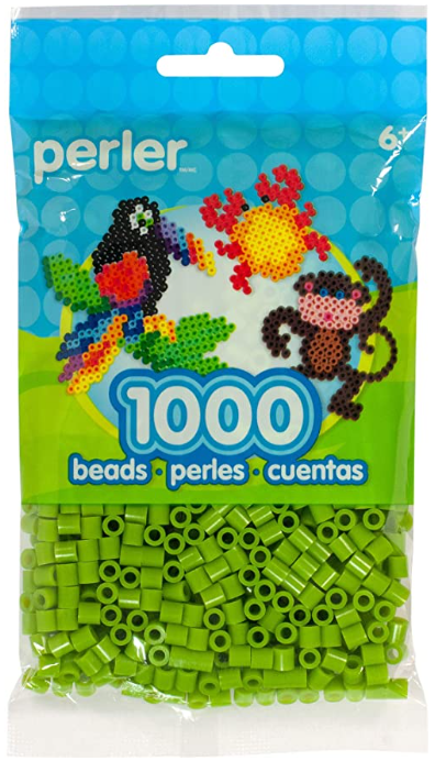 Perler 80-15219 Bulk Fuse Beads for Craft Activities 1000pcs, Fern