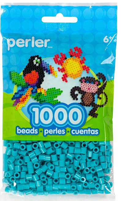 Perler 80-15217 Bulk Fuse Beads for Craft Activities 1000pcs, Lagoon