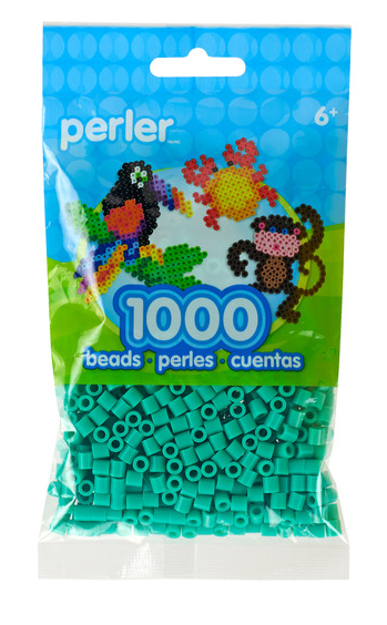 Perler 80-15266 Bulk Fuse Beads for Craft Activities 1000pcs, Caribbean Sea