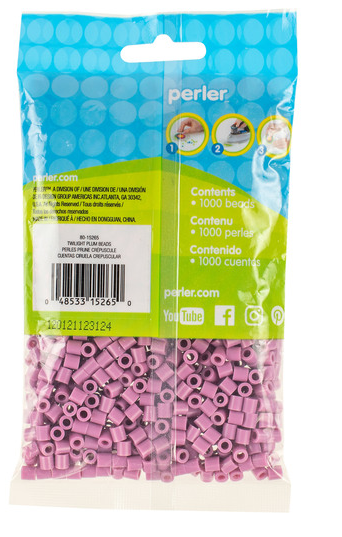 Perler 80-15265 Bulk Fuse Beads for Craft Activities 1000pcs, Twilight Plum