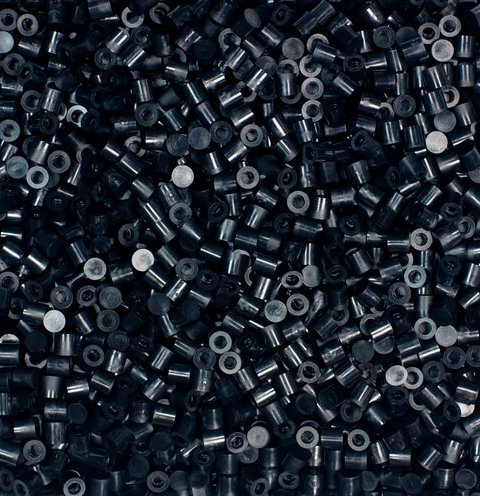 Perler 80-16086 Solid-Top Cap Fuse Beads, 750pcs, Black – Perler