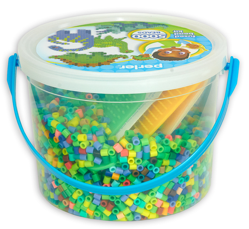 Perler 80-42944 Dinosaur Activity Beads Small Bucket Kit, 5000pcs