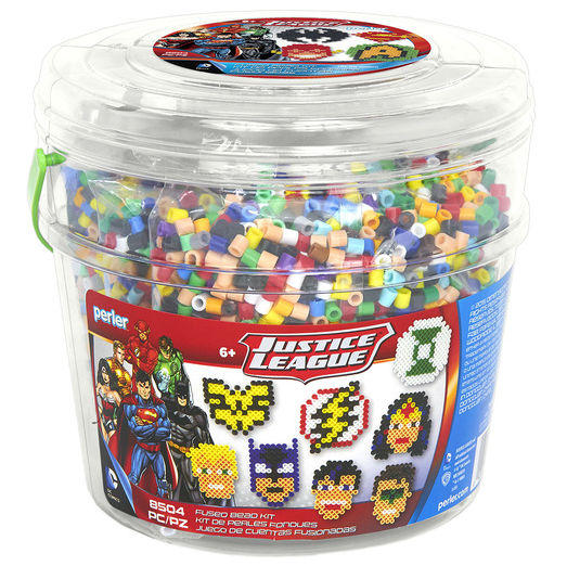 Perler 80-42929 Justice League Activity Beads Large Bucket Kit, 8500pcs