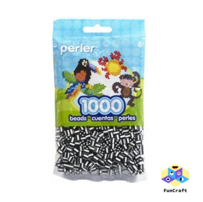 Perler 80-15108 Bulk Fuse Beads for Craft Activities 1000pcs, Zebra Stripe