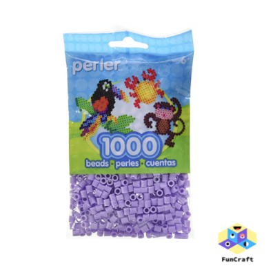 Perler 80-15182 Bulk Fuse Beads for Craft Activities 1000pcs, Lavender