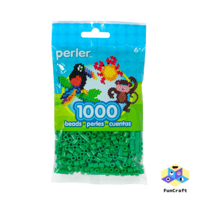 Perler 80-15199 Bulk Fuse Beads for Craft Activities 1000pcs, Shamrock