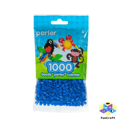 Perler 80-15200 Bulk Fuse Beads for Craft Activities 1000pcs, Blue