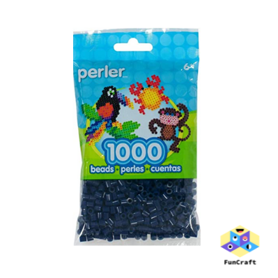 Perler 80-15201 Bulk Fuse Beads for Craft Activities 1000pcs, Midnight Blue