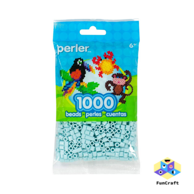 Perler 80-15202 Bulk Fuse Beads for Craft Activities 1000pcs, Robin's Egg Blue